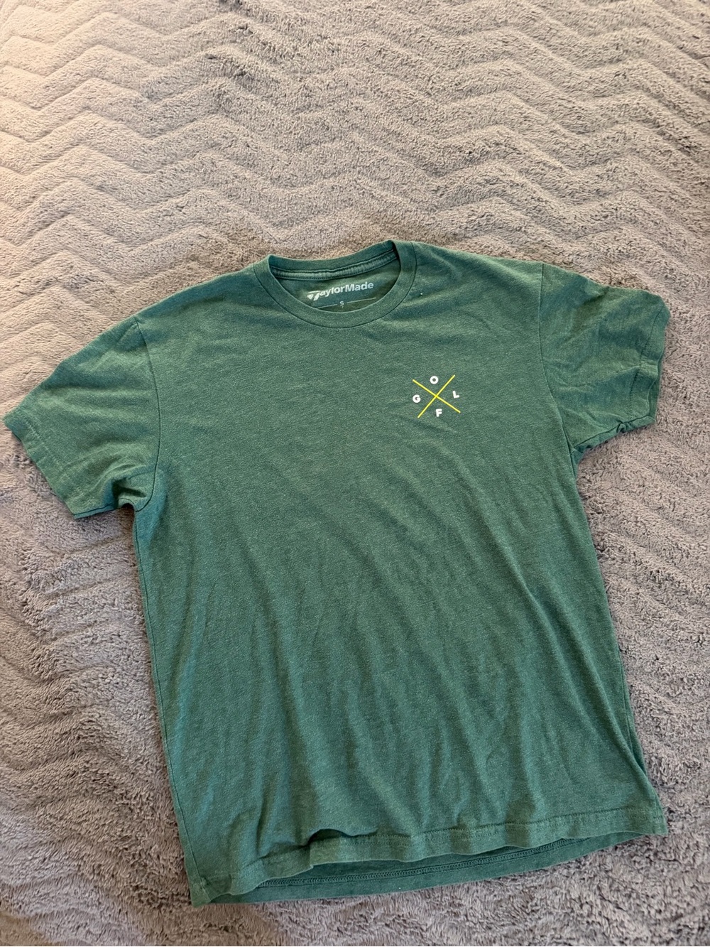 TaylorMade Green Short Sleeve Golf Tee - small
